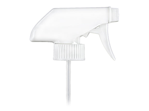 28-400 White Trigger Sprayer ( 9.25" Dip Tube, .9cc Output)