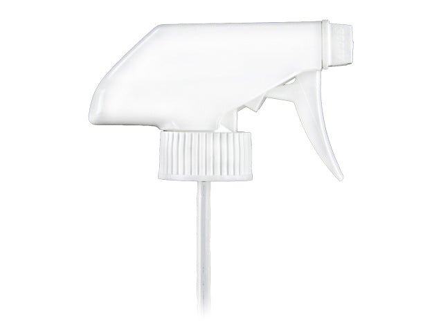 28-400 White Trigger Sprayer ( 9.25" Dip Tube, .9cc Output)