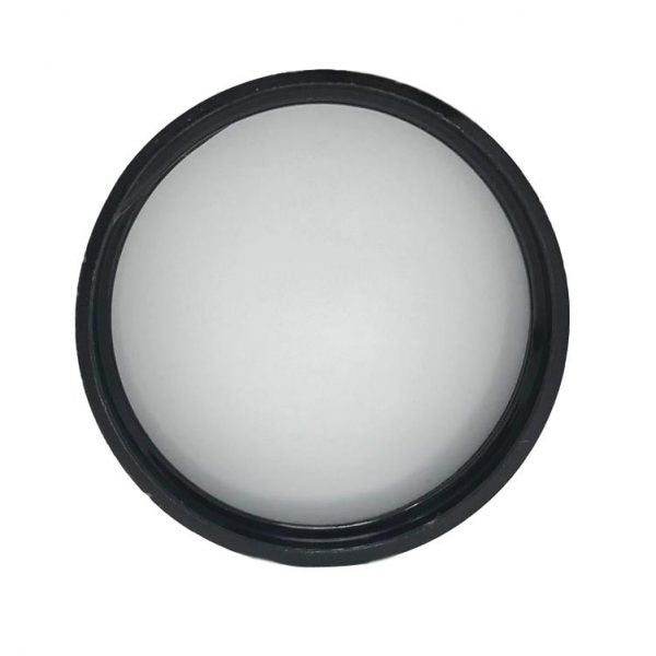 38-400 Black Ribbed Plastic Cap (Foam Liner)