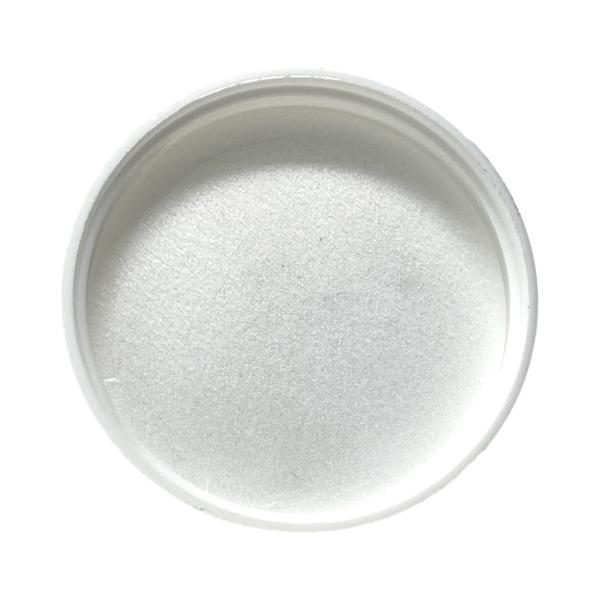 58-400 White Ribbed Skirt Cap (Pressure Sensitive Liner)