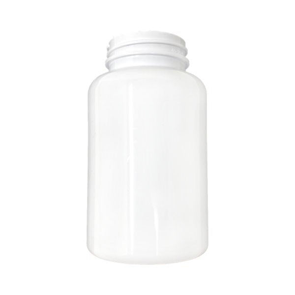 250 cc White 45-400 PET Plastic Packer Bottle