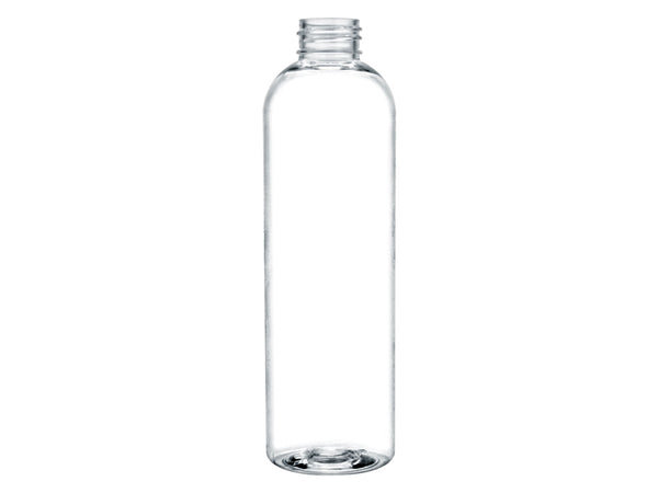 4 oz Clear 20-410 PET Cosmo Round Plastic Bottle