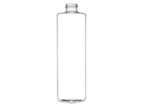 12 oz Clear 24-410 Cylinder Round PET Bottle