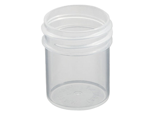 1/2 oz Natural-Colored 33-400 Polypropylene (PP) Single Wall Plastic Jar