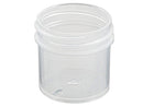 1 oz Natural-Colored 43-400 Polypropylene (PP) Single Wall Plastic Jar