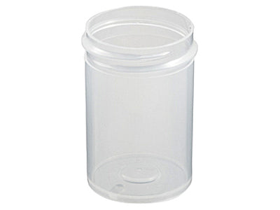 1 oz Natural-Colored 38-400 PP Single Wall Plastic Jar