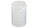 1 oz Natural-Colored 38-400 PP Single Wall Plastic Jar