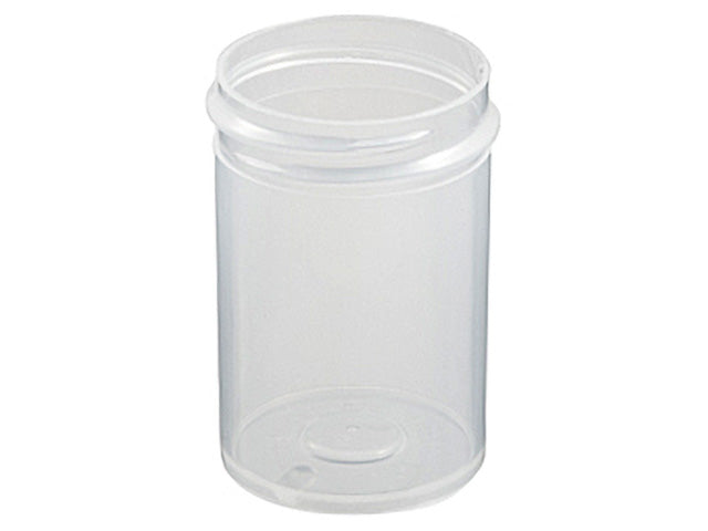 1 oz Natural-Colored 38-400 Polypropylene (PP) Single Wall Plastic Jar