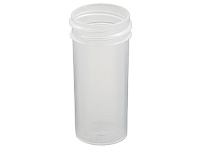 1 oz Natural-Colored 33-400 Polypropylene (PP) Single Wall Plastic Jar