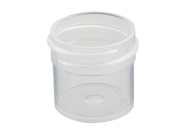 1/4 oz Natural-Colored 33-400 Polypropylene (PP) Single Wall Plastic Jar