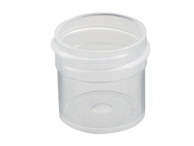 1/4 oz Natural-Colored 33-400 Polypropylene (PP) Single Wall Plastic Jar