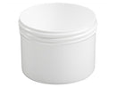 8 oz White 89-400 PP Single Wall Plastic Jar