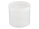 12 oz Natural-Colored 89-400 PP Single Wall Jar
