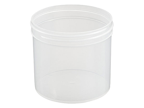 12 oz Natural-Colored 89-400 PP Single Wall Jar