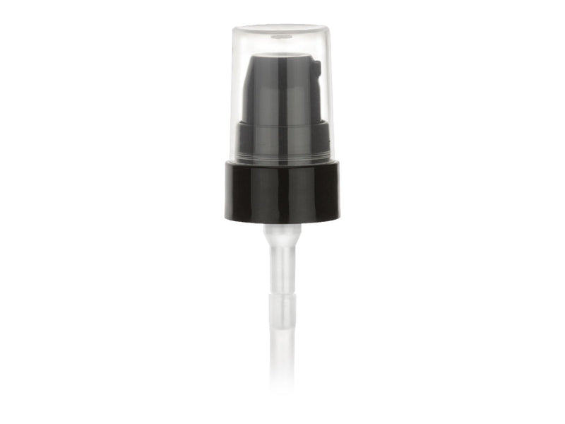 22-400 Black Smooth Cosmetic Treatment Pump (4.1875" Dip Tube, 180mcl Output)