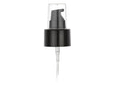 24-410 Black Smooth Cosmetic Treatment Pump (6.875" dip tube) 130mcl