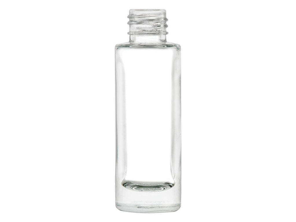 1 Oz Clear Cylinder Slope Glass Bottle with 20-400 neck finish