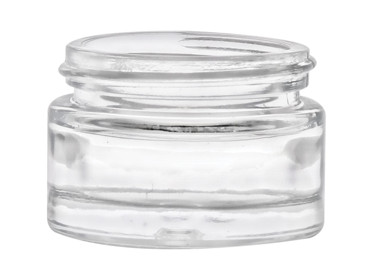 ZENS Airtight Glass Jar Container,15 Fluid Ounce Clear Glass