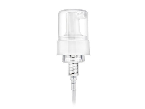 43mm White Smooth Foamer Pump With A 7.375" Dip Tube