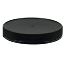 48-400 Black Ribbed Plastic Cap (Pressure Sensitive Liner)