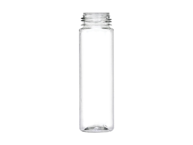 210 mL 43mm Clear Cylinder Round Foamer Style Bottle PET